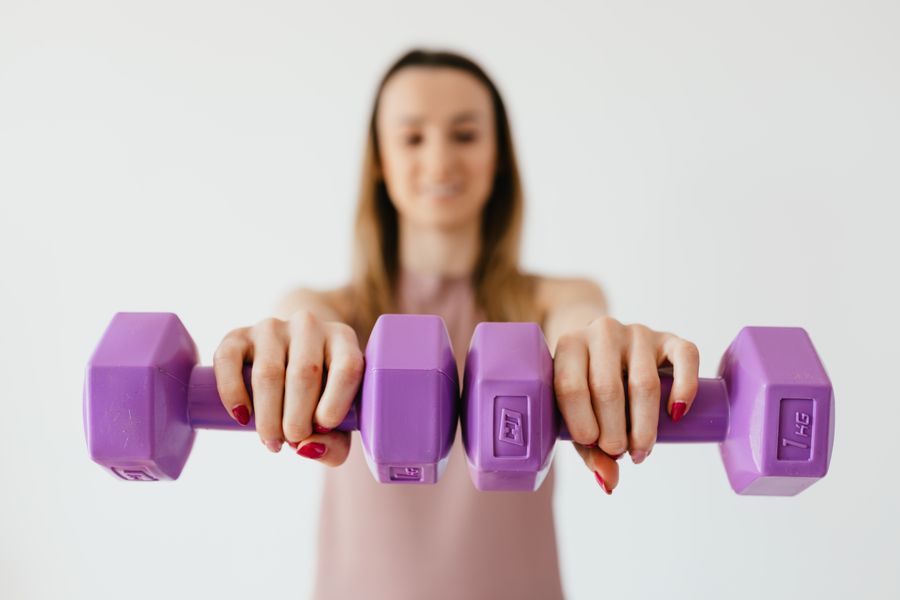 An independent gym owner at work